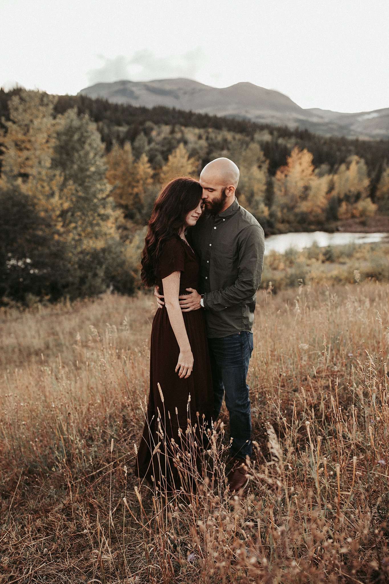 Couples Fall engagement Photos