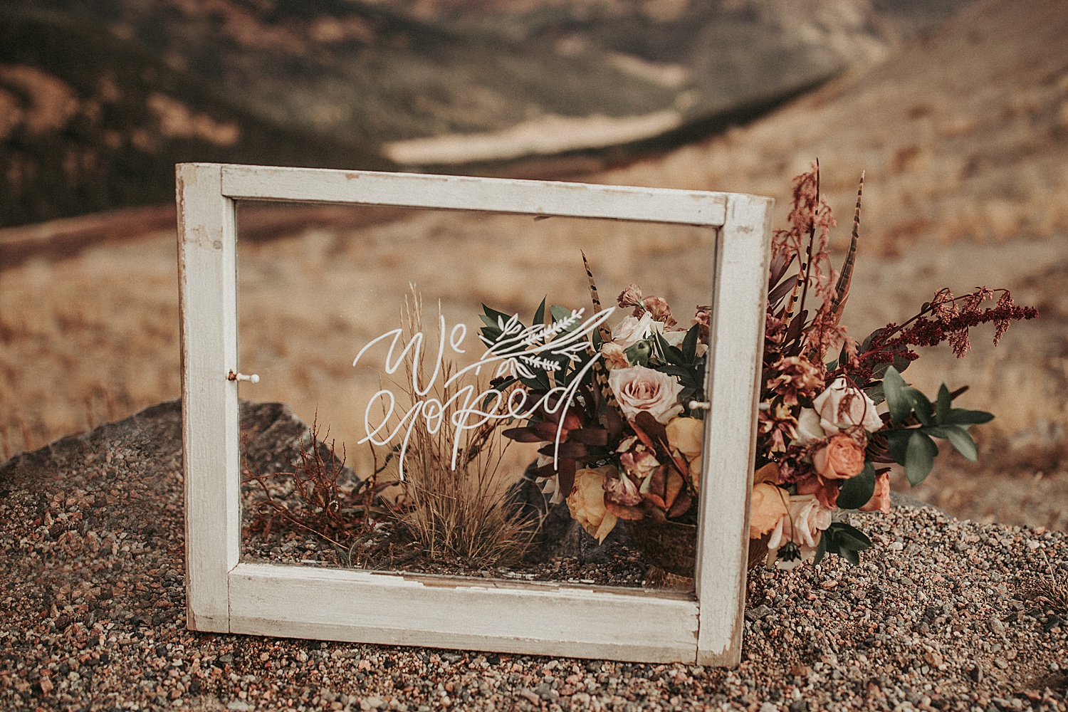 we eloped sign for colorado elopement