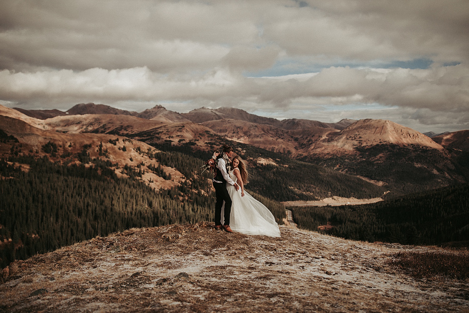 October mountain elopement photographer
